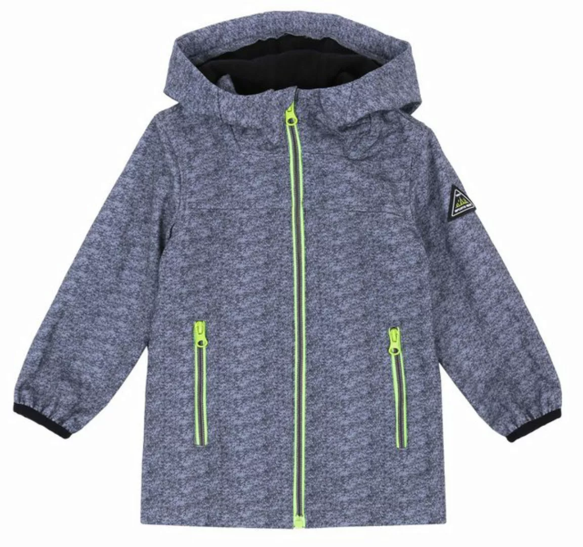 Sarcia.eu Sakko mit Kapuze Graue Jacke mit neonfarbenen Details 12-18 Monat günstig online kaufen