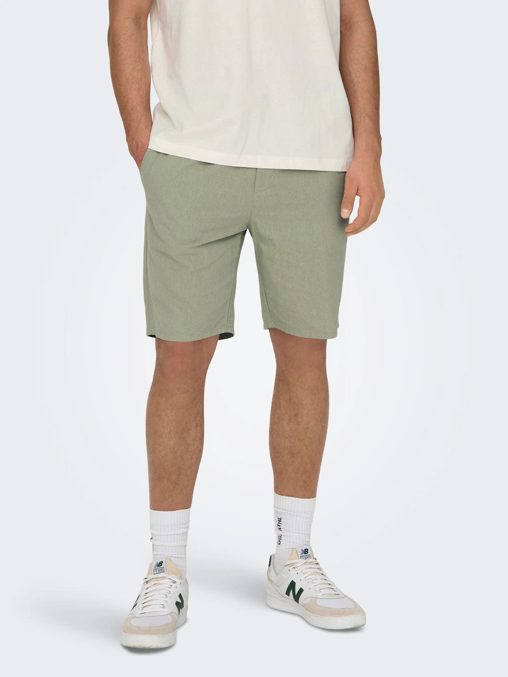 ONLY & SONS Shorts "ONSLINUS 0007 COT LIN SHORTS NOOS" günstig online kaufen