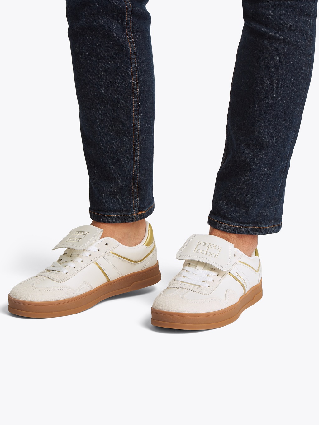 Tommy Jeans Plateausneaker "THE GREENWICH FLAP", Freizeitschuh, Halbschuh, günstig online kaufen