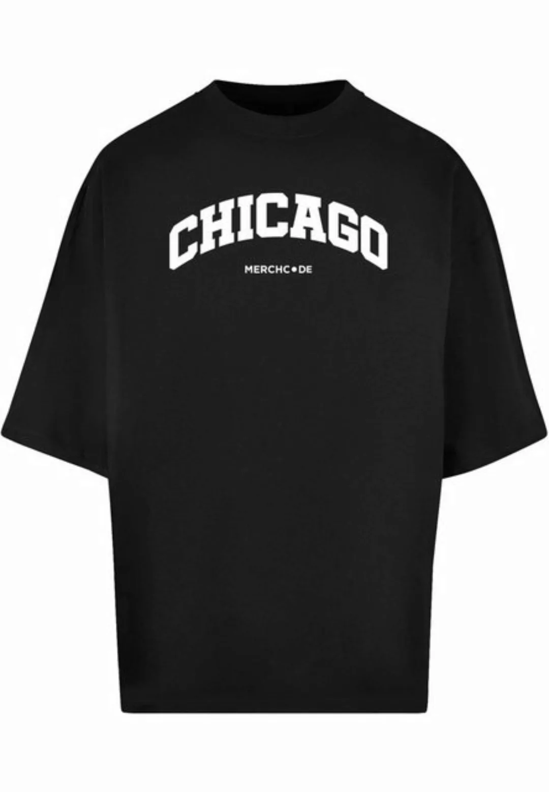 Merchcode T-Shirt Merchcode Herren Chicago Wording - Huge Tee (1-tlg) günstig online kaufen