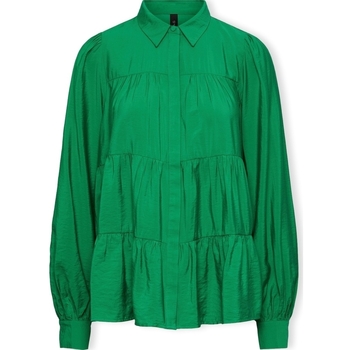 Y.a.s  Blusen YAS Noos Pala Shirt L/S - Green günstig online kaufen