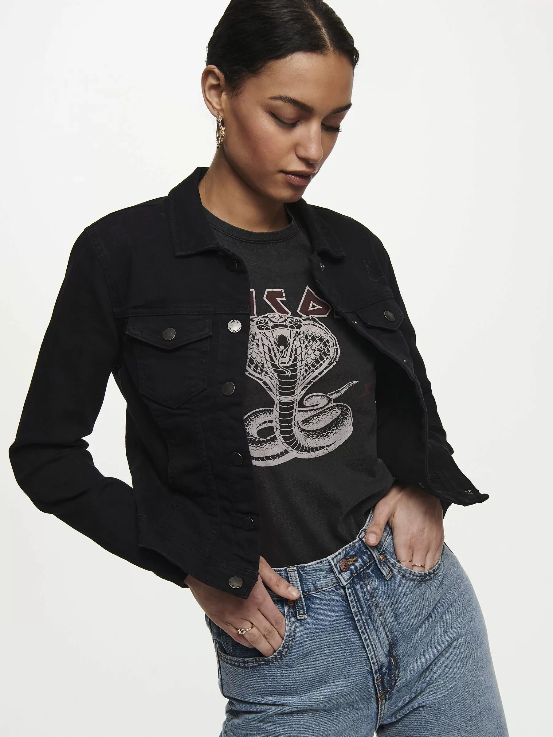 ONLY Jeansjacke ONLWESTA LS DNM JACKET CC PIM100221 günstig online kaufen