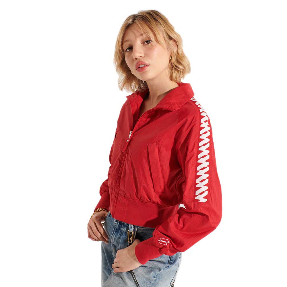 Superdry Track Wind Runner Jacke XS Risk Red günstig online kaufen