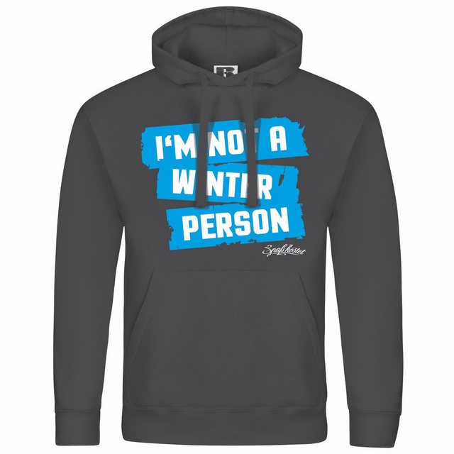 deinshirt Kapuzenpullover Herren Kapuzenpullover Im not a winter person Mit günstig online kaufen