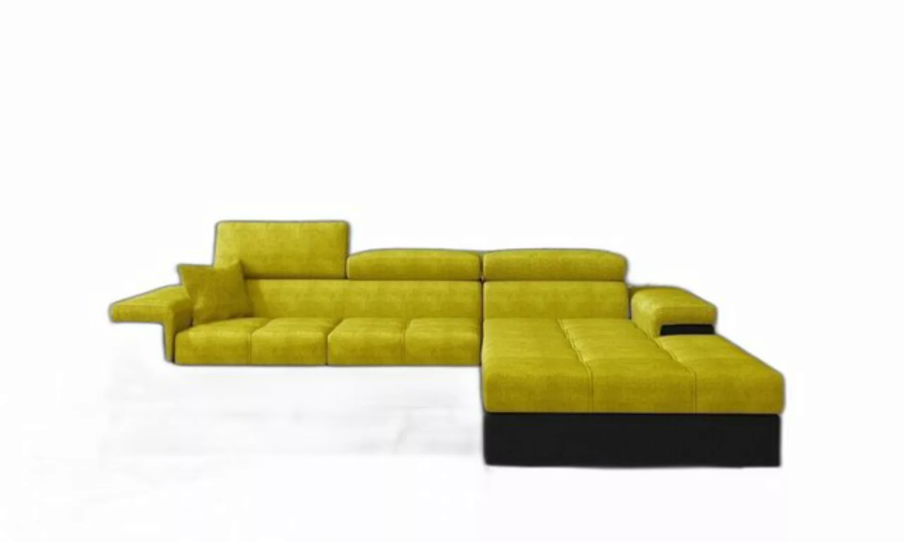 Xlmoebel Ecksofa Ecksofa L-Form Couch Design Polster Schlafsofa Textil Bett günstig online kaufen