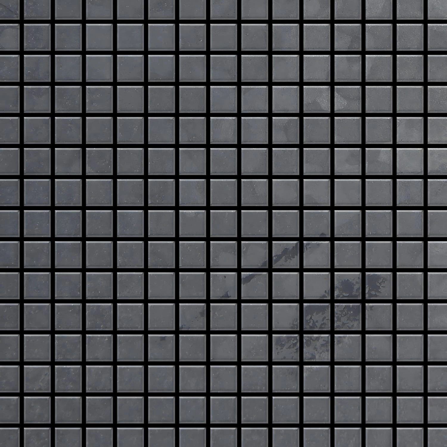 ALLOY Mosaik Fliese Massiv Metall Rohstahl Gewalzt Grau 1,6mm Stark Mosaic- günstig online kaufen