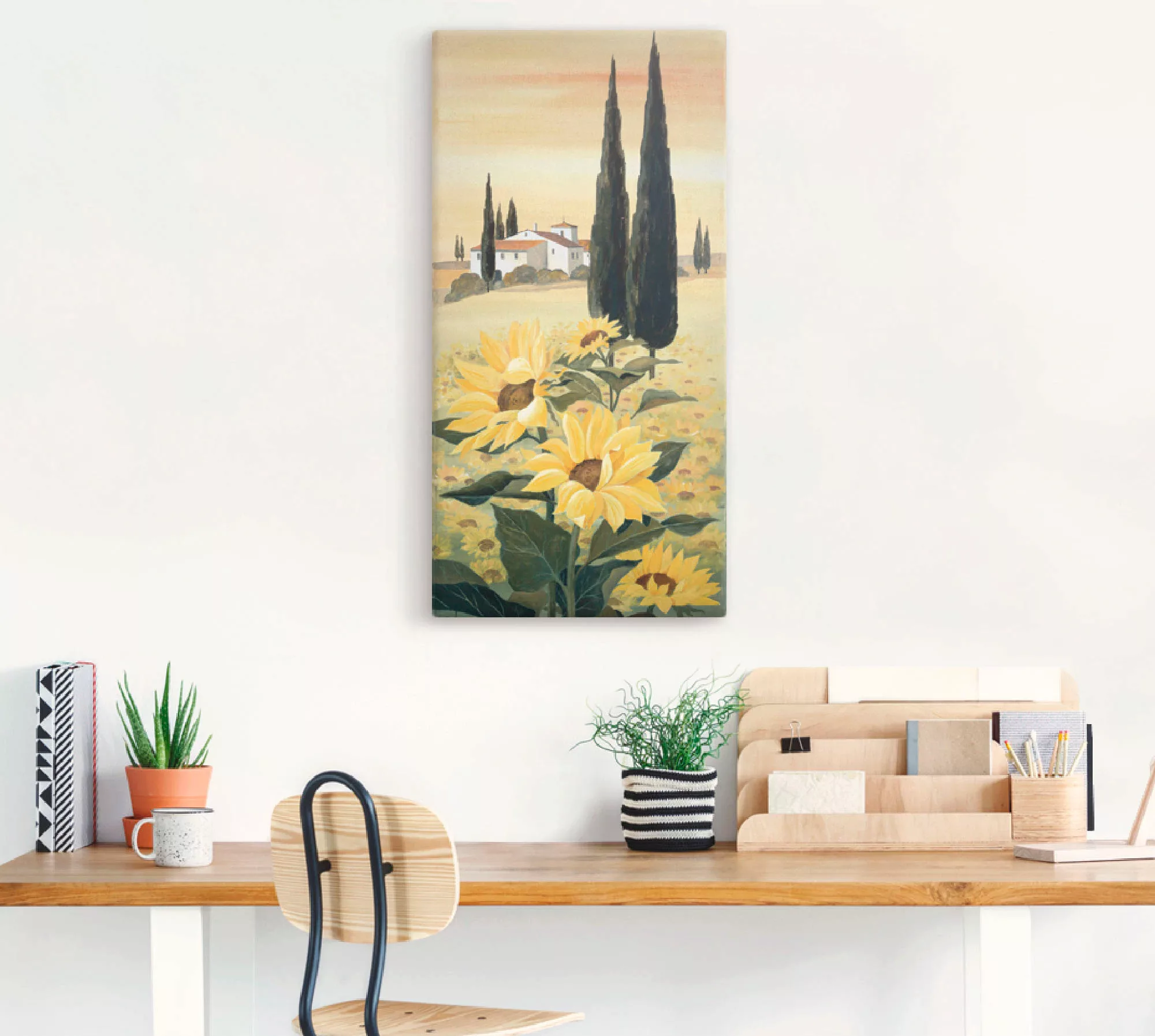 Artland Wandbild "Südliche Weite", Blumen, (1 St.), als Leinwandbild, Poste günstig online kaufen