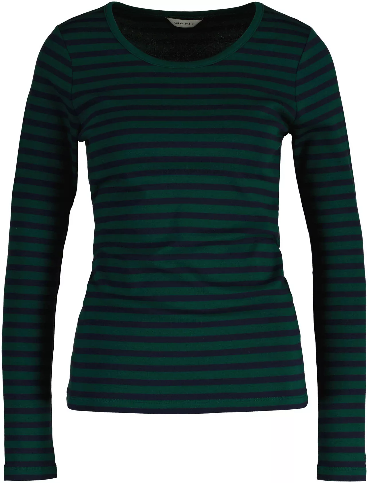 Gant Langarmshirt "SLIM STRIPED 1X1 RIBBED LS T-SHIRT" günstig online kaufen