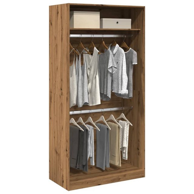 vidaXL Kleiderschrank Kleiderschrank Artisan-Eiche 100x50x200 cm Spanplatte günstig online kaufen