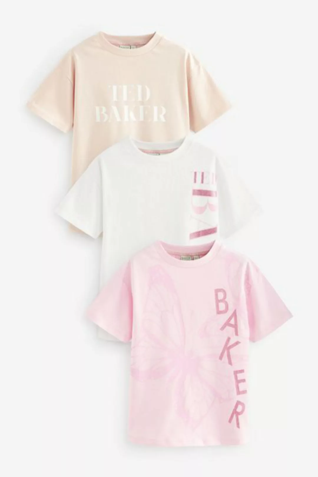 Baker by Ted Baker T-Shirt Baker by Ted Baker Grafik-T-Shirts im 3er-Pack ( günstig online kaufen