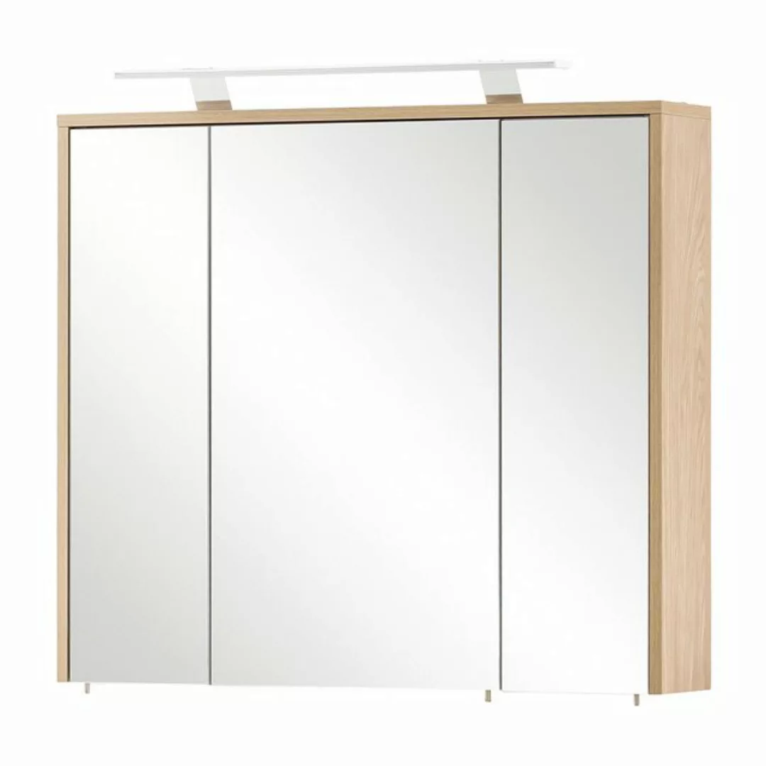 Lomadox Spiegelschrank MASKAT-80 Badezimmerspiegelschrank modern mit Beleuc günstig online kaufen