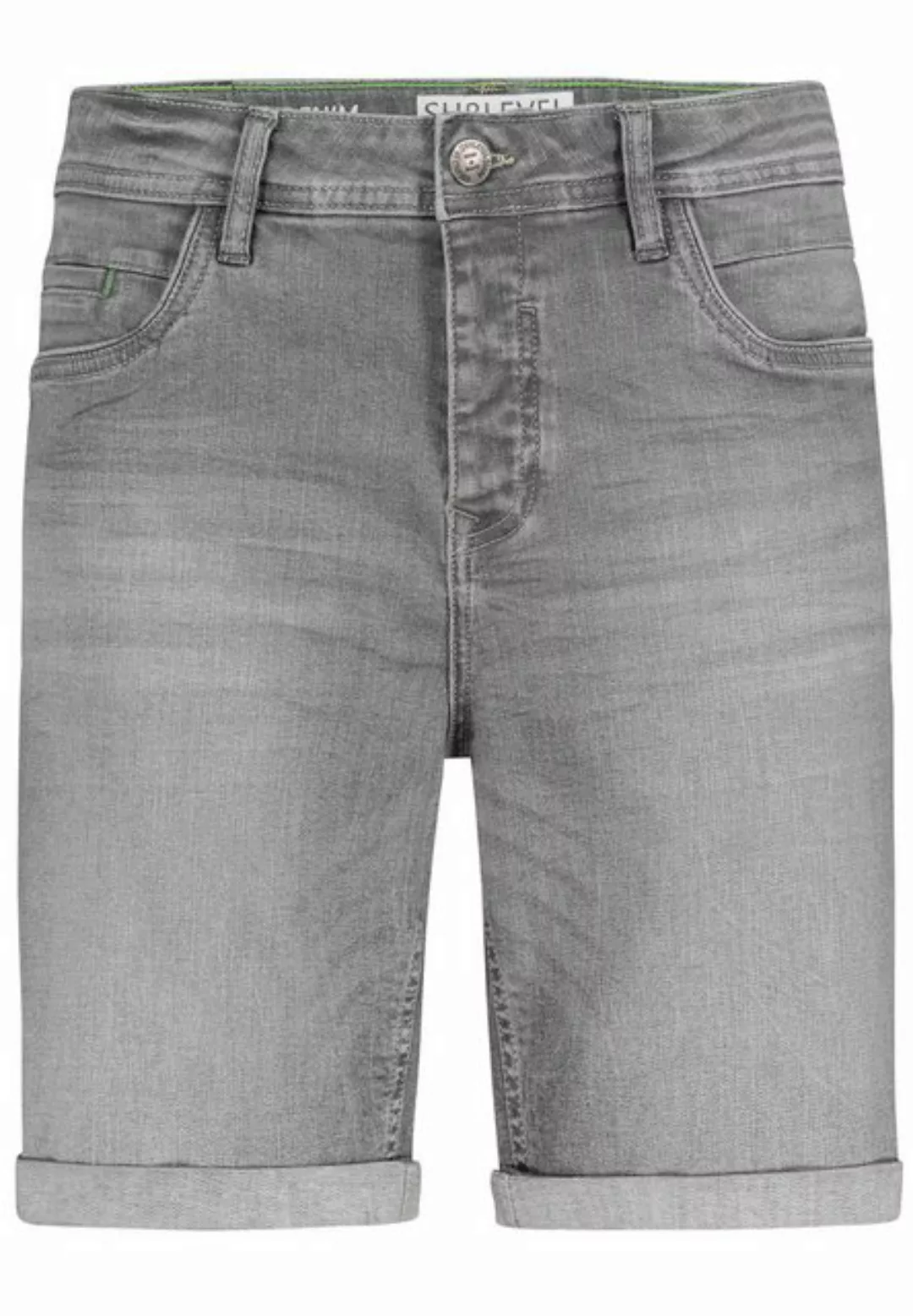 SUBLEVEL Jeansshorts Jeansshorts im 5-Pocket-Style mit Aufschlag Denim Berm günstig online kaufen