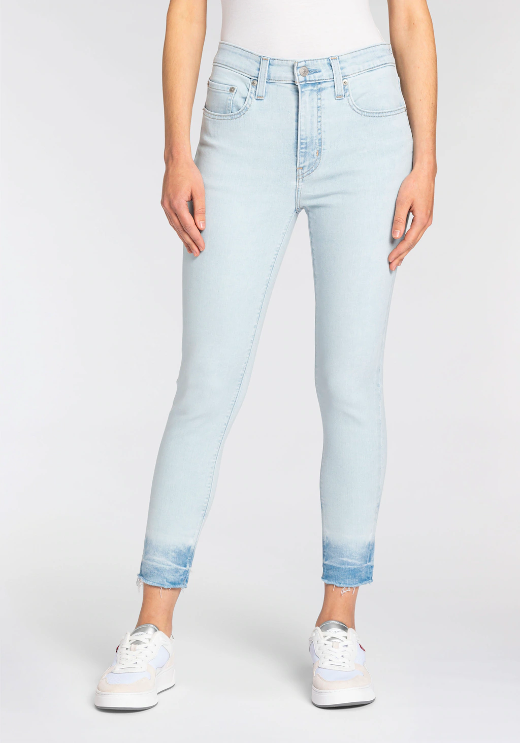 Levis Skinny-fit-Jeans "721 High rise skinny", mit Schlitz am Saum günstig online kaufen