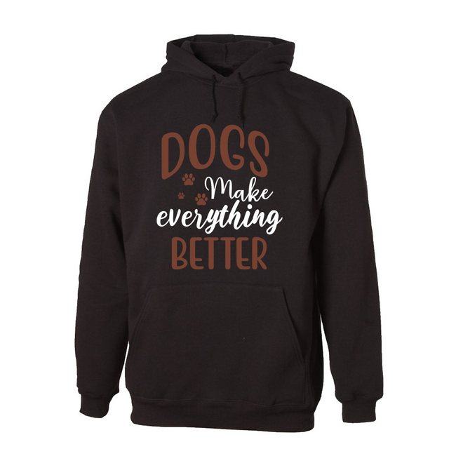 G-graphics Hoodie Dogs make everything better Unisex mit Spruch / Sprüche f günstig online kaufen