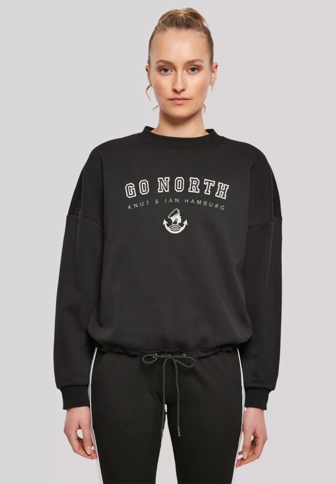 F4NT4STIC Sweatshirt "Go North Knut & Jan Hamburg", Print günstig online kaufen