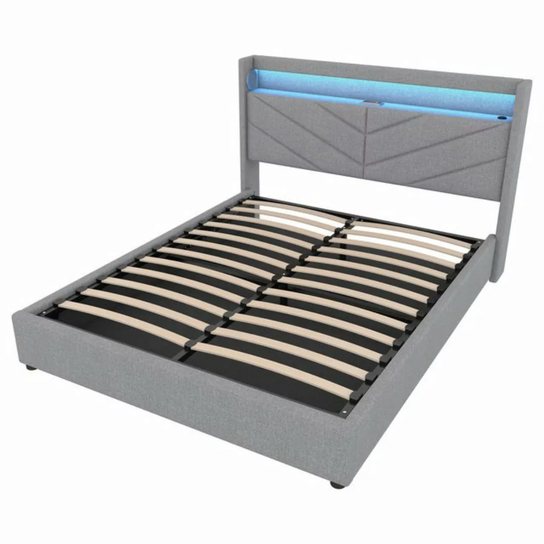 Gotagee Polsterbett Einzelbett 140x200cm Doppelbett Jugendbett mit Stauraum günstig online kaufen