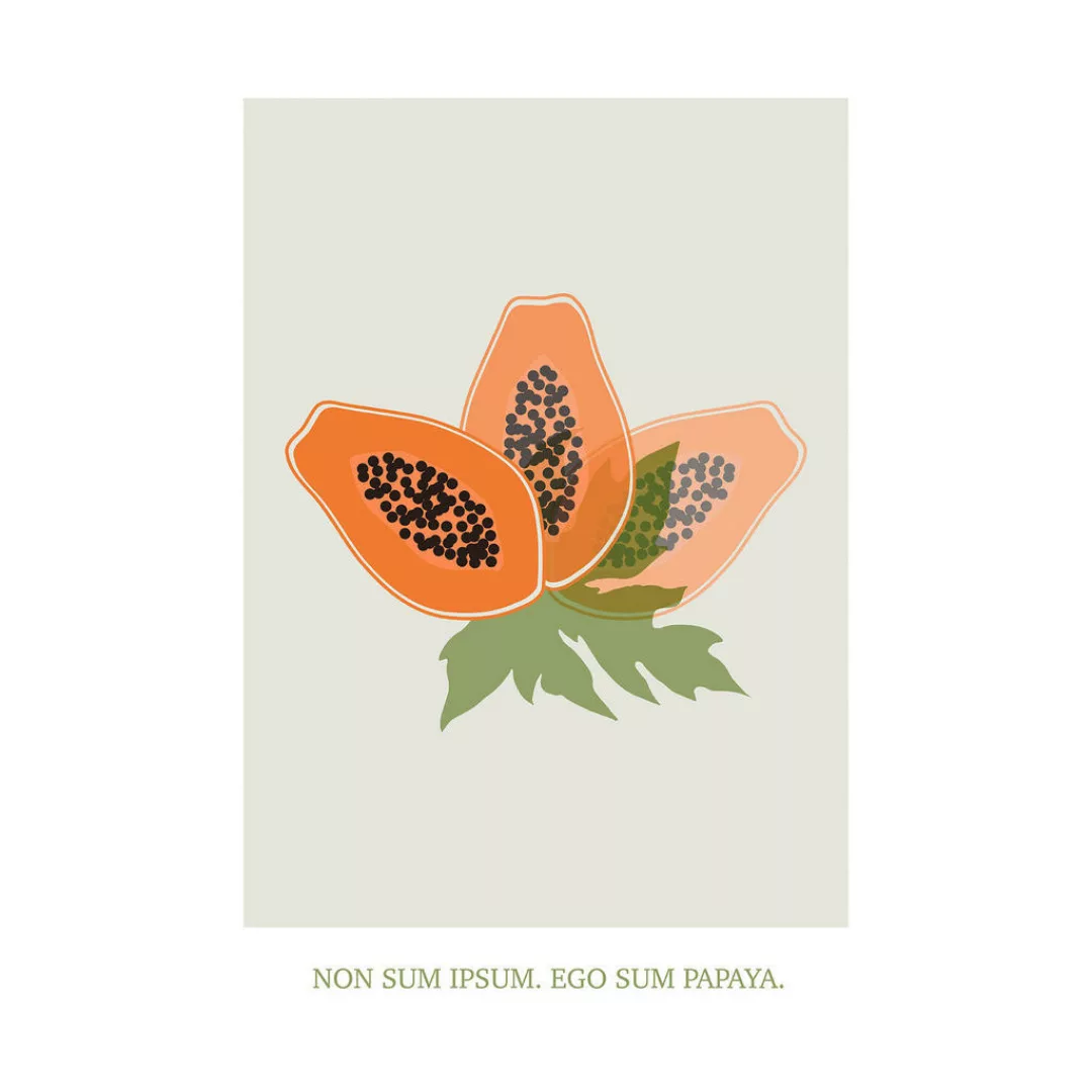 Komar Wandbild »Cultivated Papaya«, (1 St.), Deutsches Premium-Poster Fotop günstig online kaufen