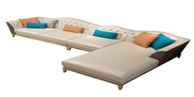 Xlmoebel Ecksofa Sofa-Garnitur mit L-förmigem Design, Polsterung und Wohnla günstig online kaufen