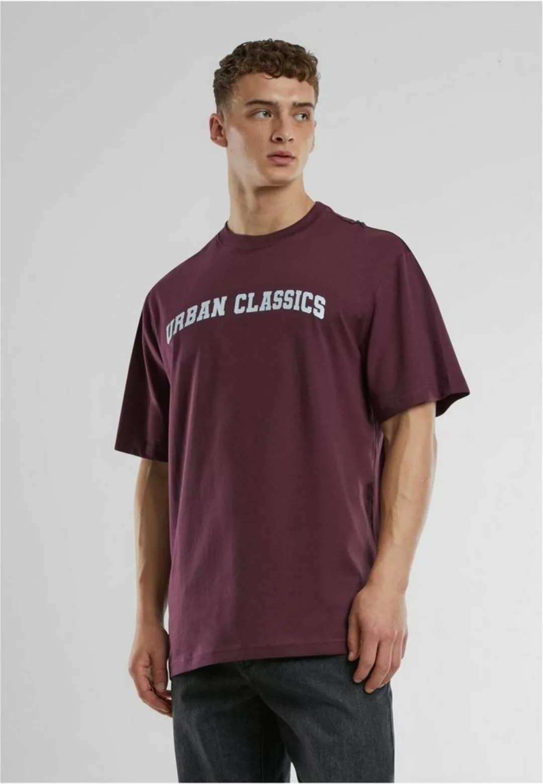 URBAN CLASSICS T-Shirt UC College Logo Tall Tee günstig online kaufen