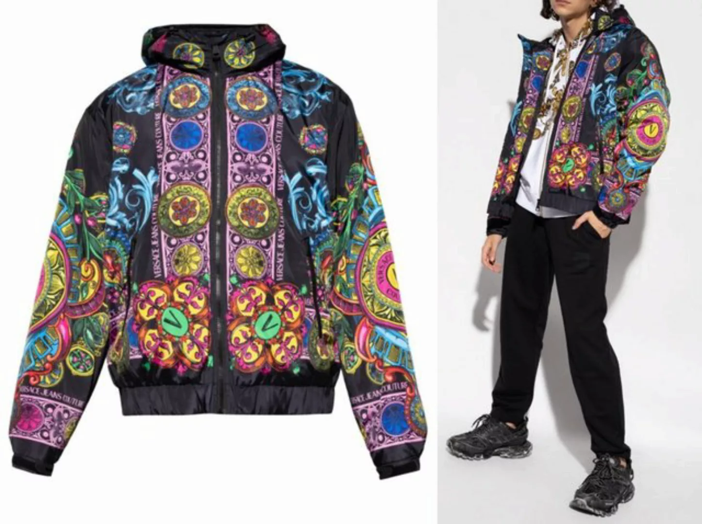 Versace Winterjacke VERSACE JEANS COUTURE REGALIA BAROQUE JACKET BLOUSON JA günstig online kaufen