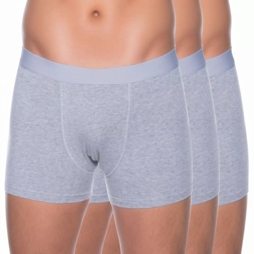 Bread & Boxers 3-er Set Boxer Briefs Grau günstig online kaufen