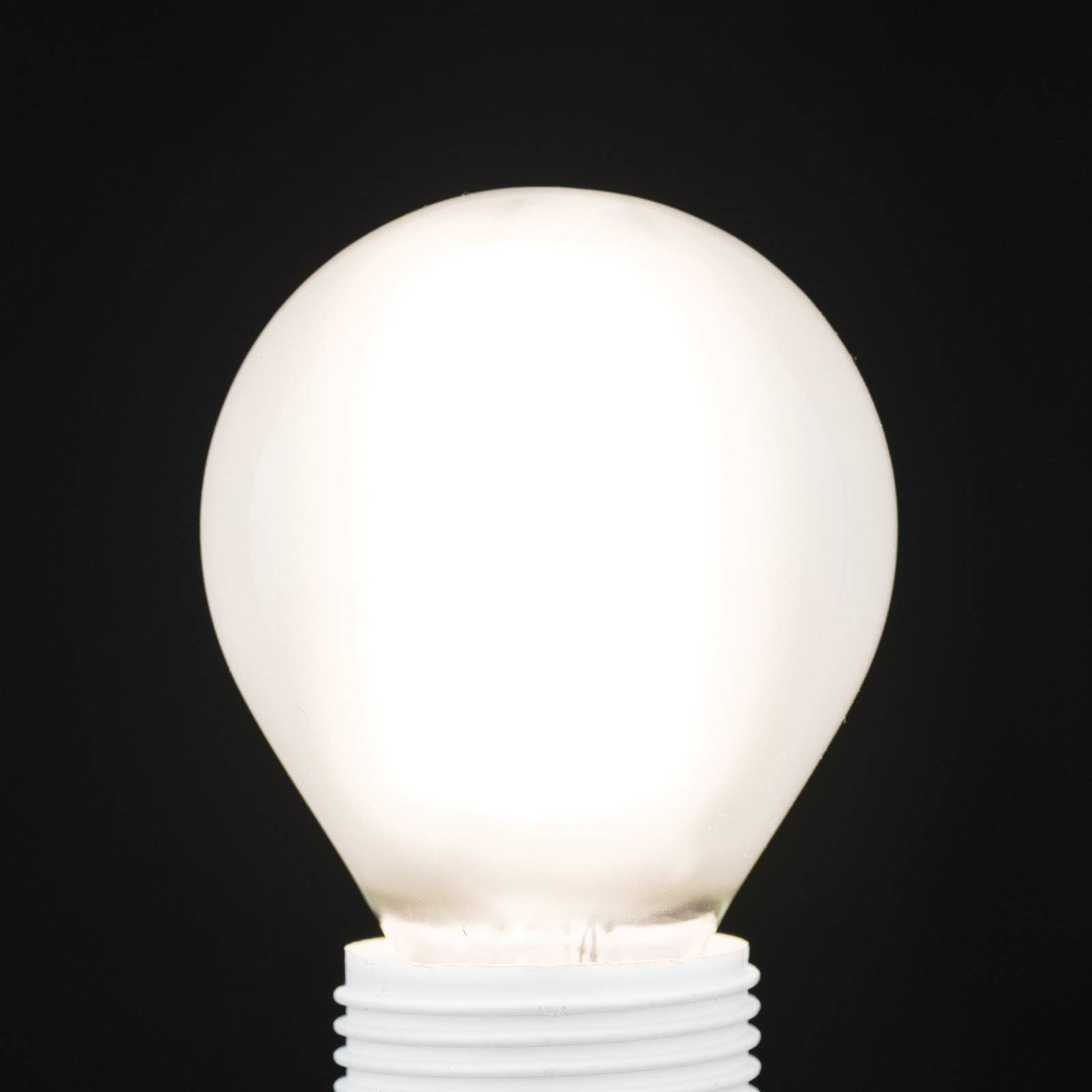 LED-Leuchtmittel E14 G45, matt, 6W, 2.700 K, 720 lm, dimmbar günstig online kaufen