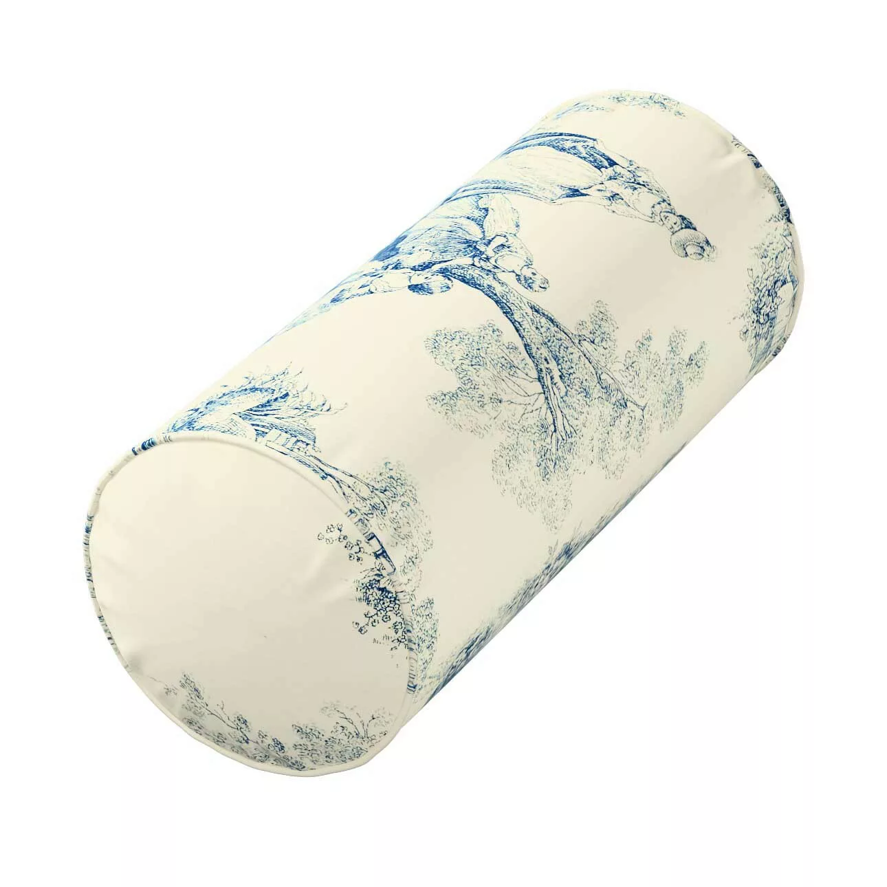 Bezug für Ektorp Rolle, creme- blau, Ektorp Rolle 15 x 35 cm, Avinon (132-6 günstig online kaufen