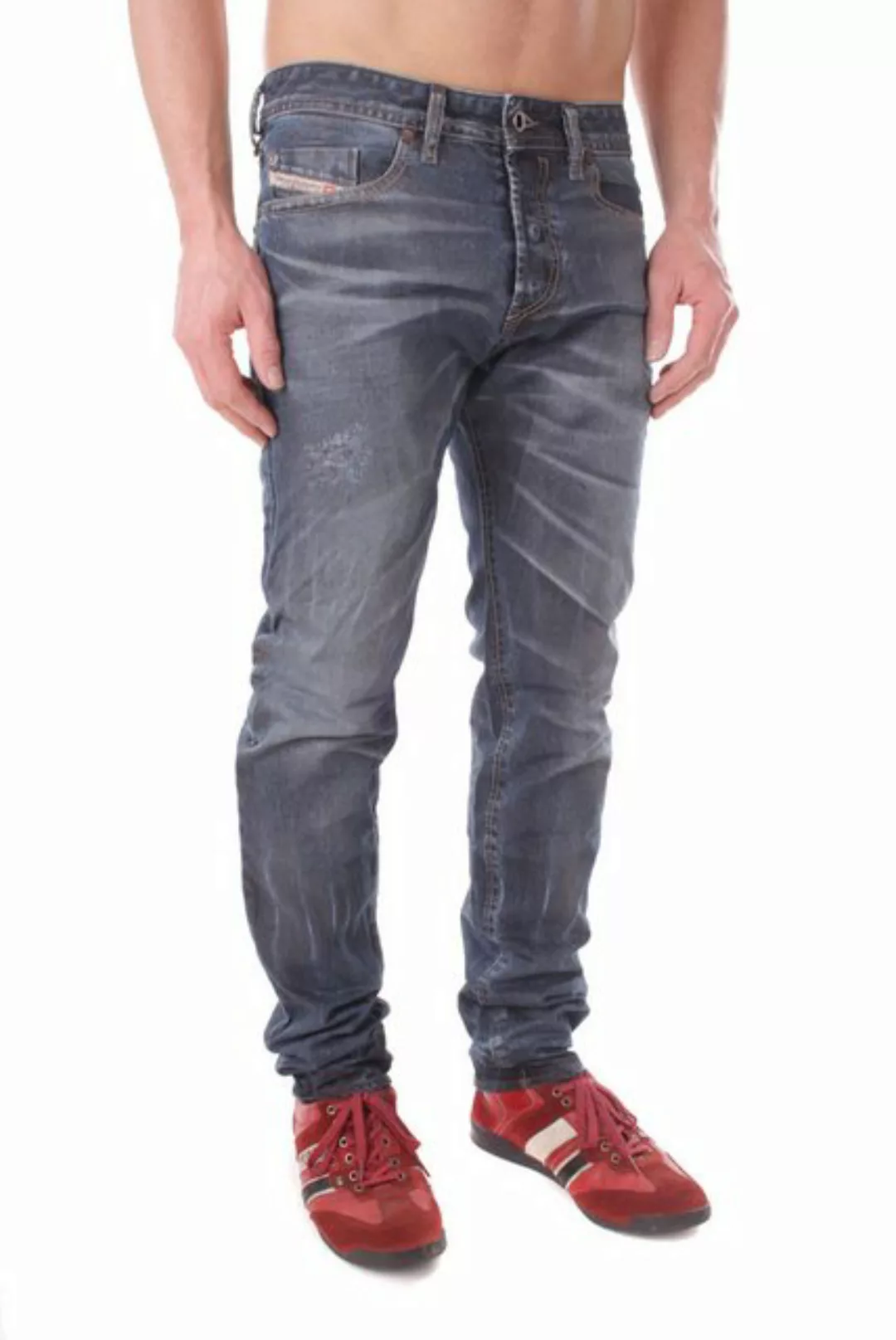 Diesel Tapered-fit-Jeans Diesel Buster 0841H Herren Jeans Hose Regular Slim günstig online kaufen