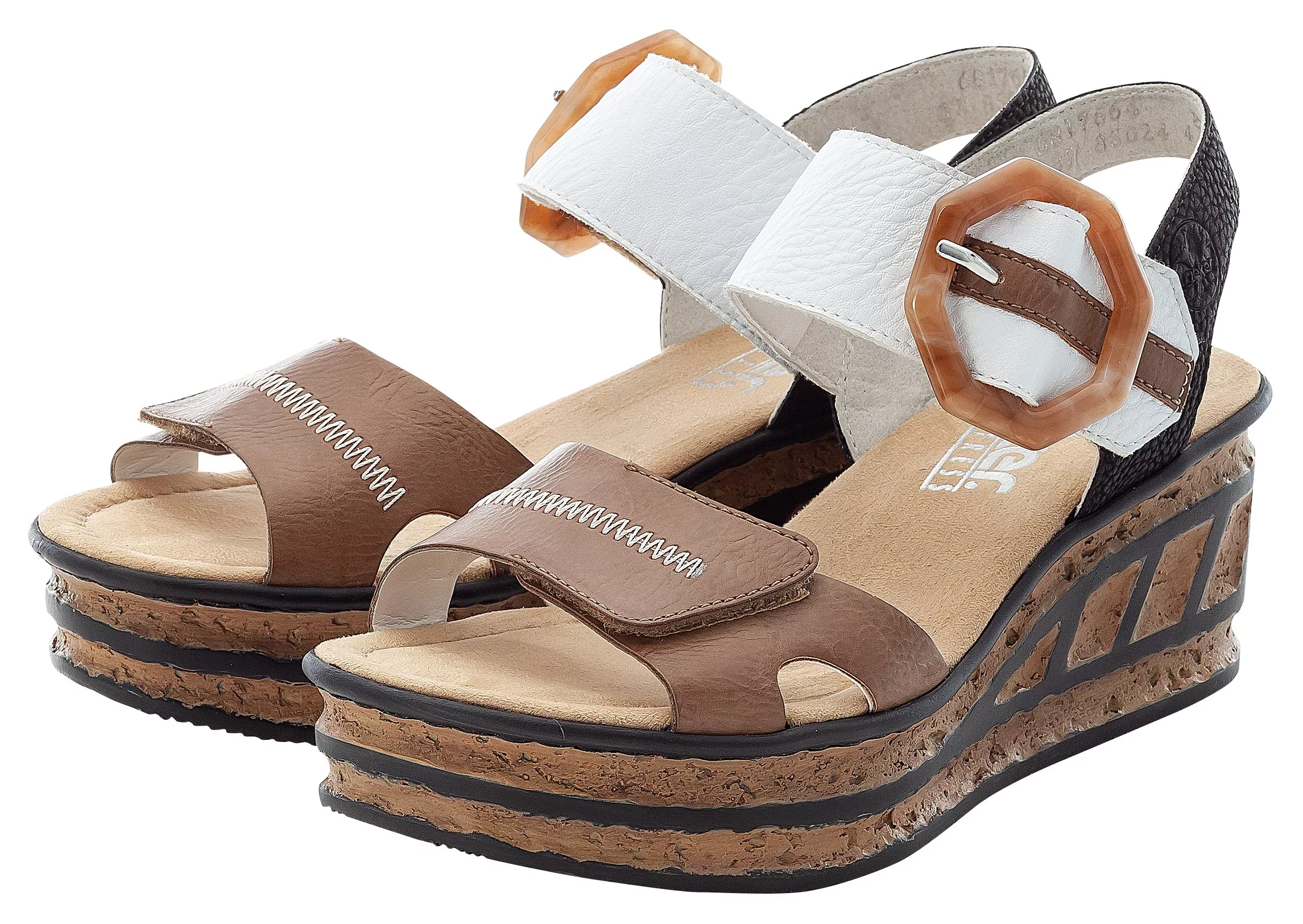 Rieker Sandalette, Sommerschuh, Sandale, Keilabsatz, im modischen Look günstig online kaufen
