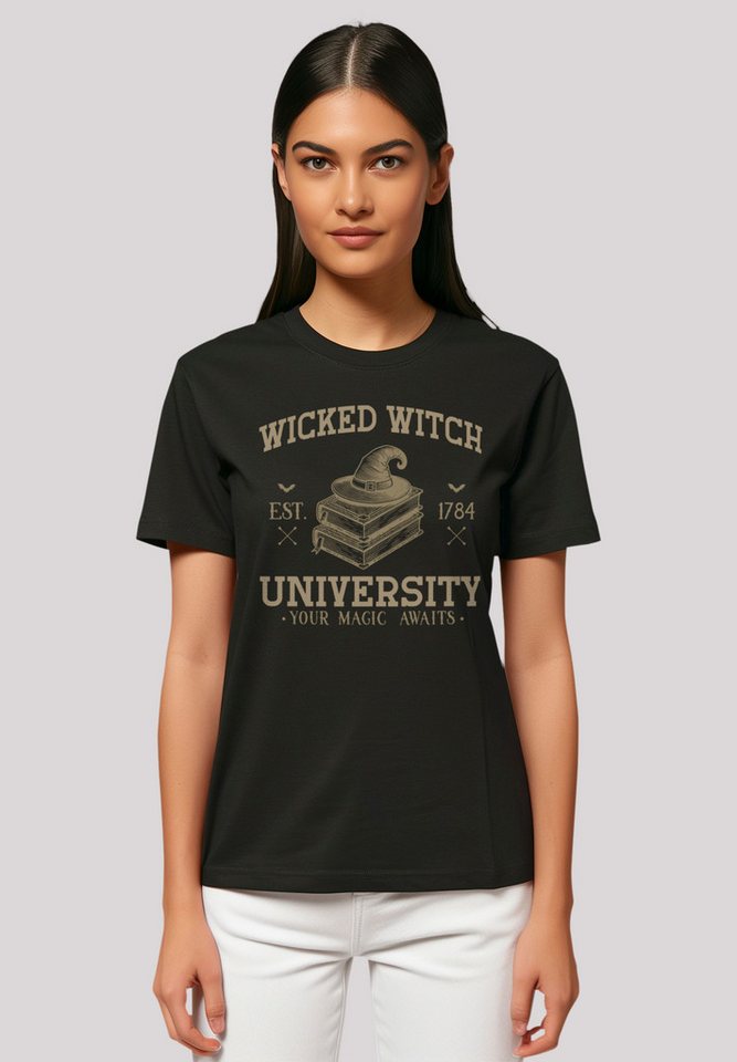 F4NT4STIC T-Shirt Halloween University Wicked witch Premium Qualität, Hallo günstig online kaufen