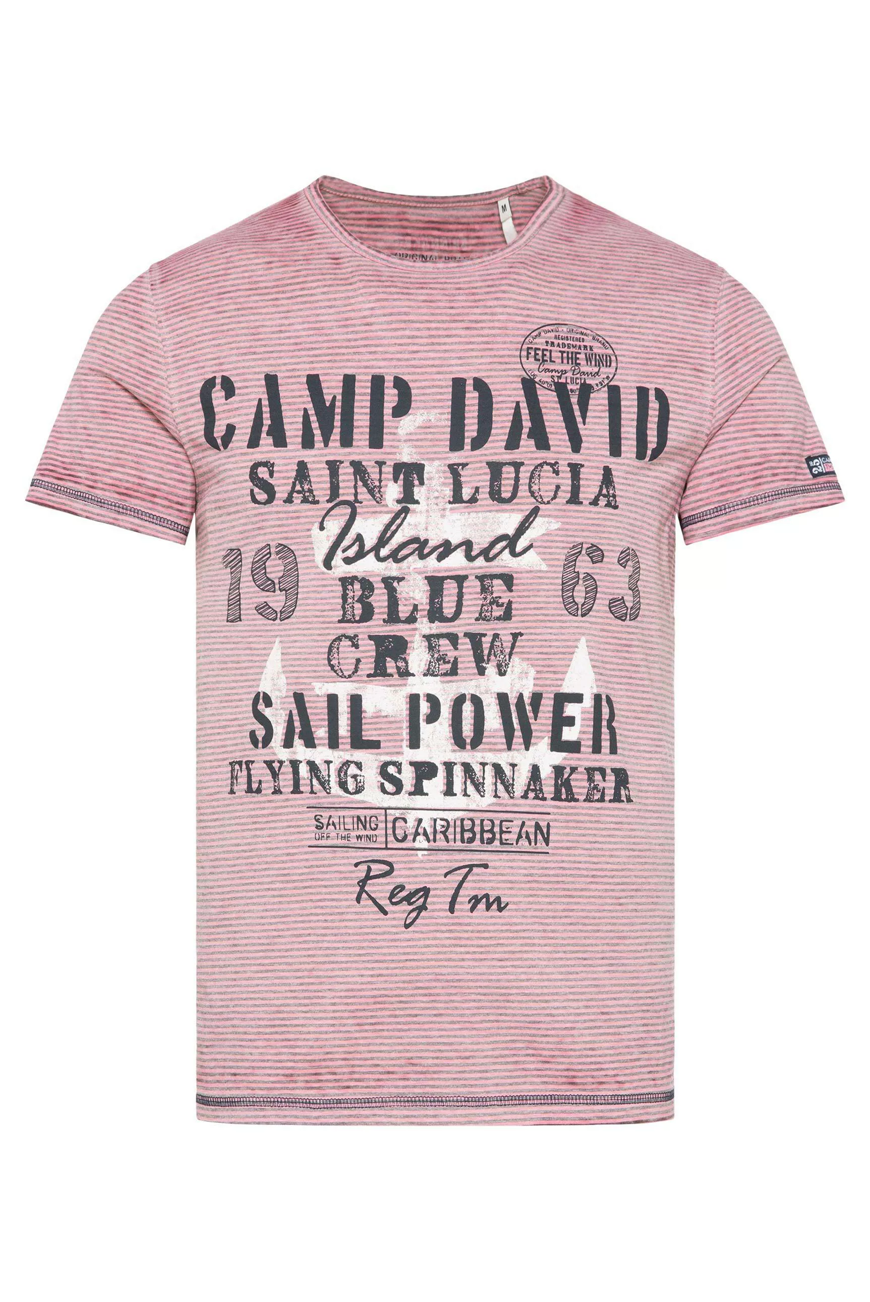 CAMP DAVID Rundhalsshirt, mit Baumwolle günstig online kaufen