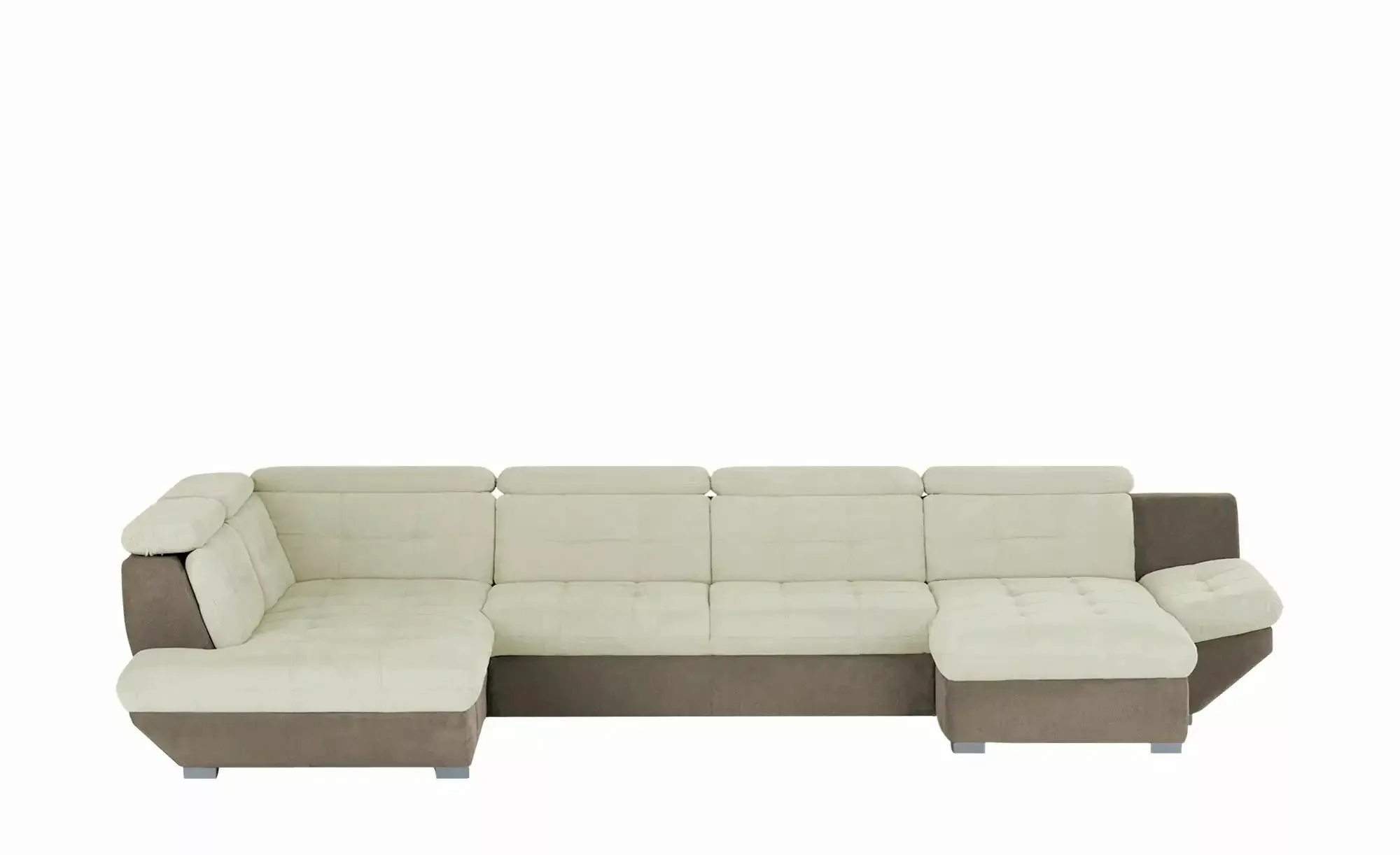 uno Wohnlandschaft  Elias II ¦ creme ¦ Maße (cm): B: 383 H: 80 T: 228 Polst günstig online kaufen