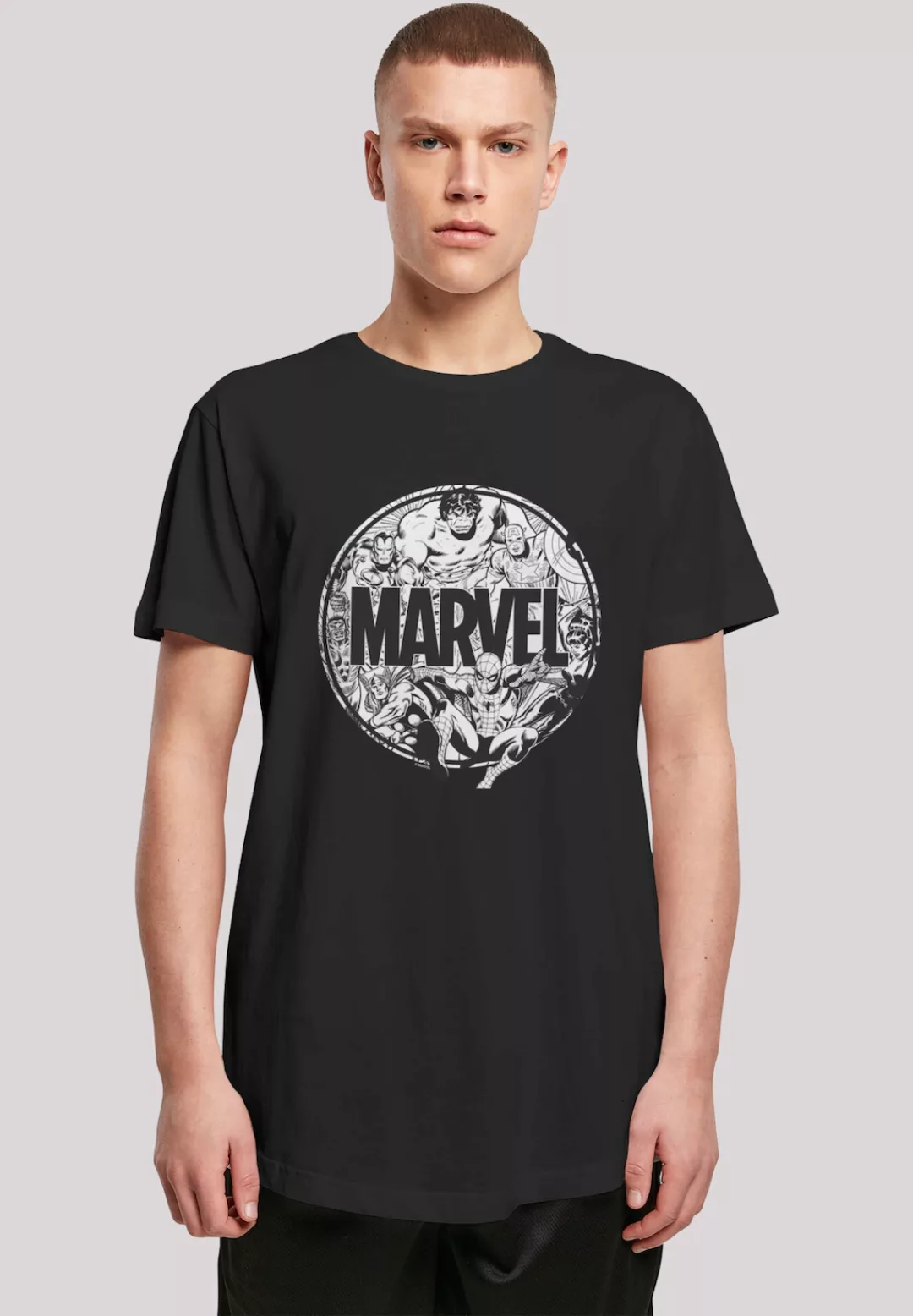 F4NT4STIC T-Shirt "Marvel Comics Logo Character Infill", Print günstig online kaufen