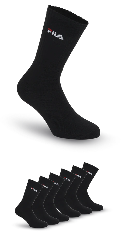 Fila Sportsocken "UNISEX CREW TENNIS FULL TERRY SOCKS", (6 Paar), mit einge günstig online kaufen