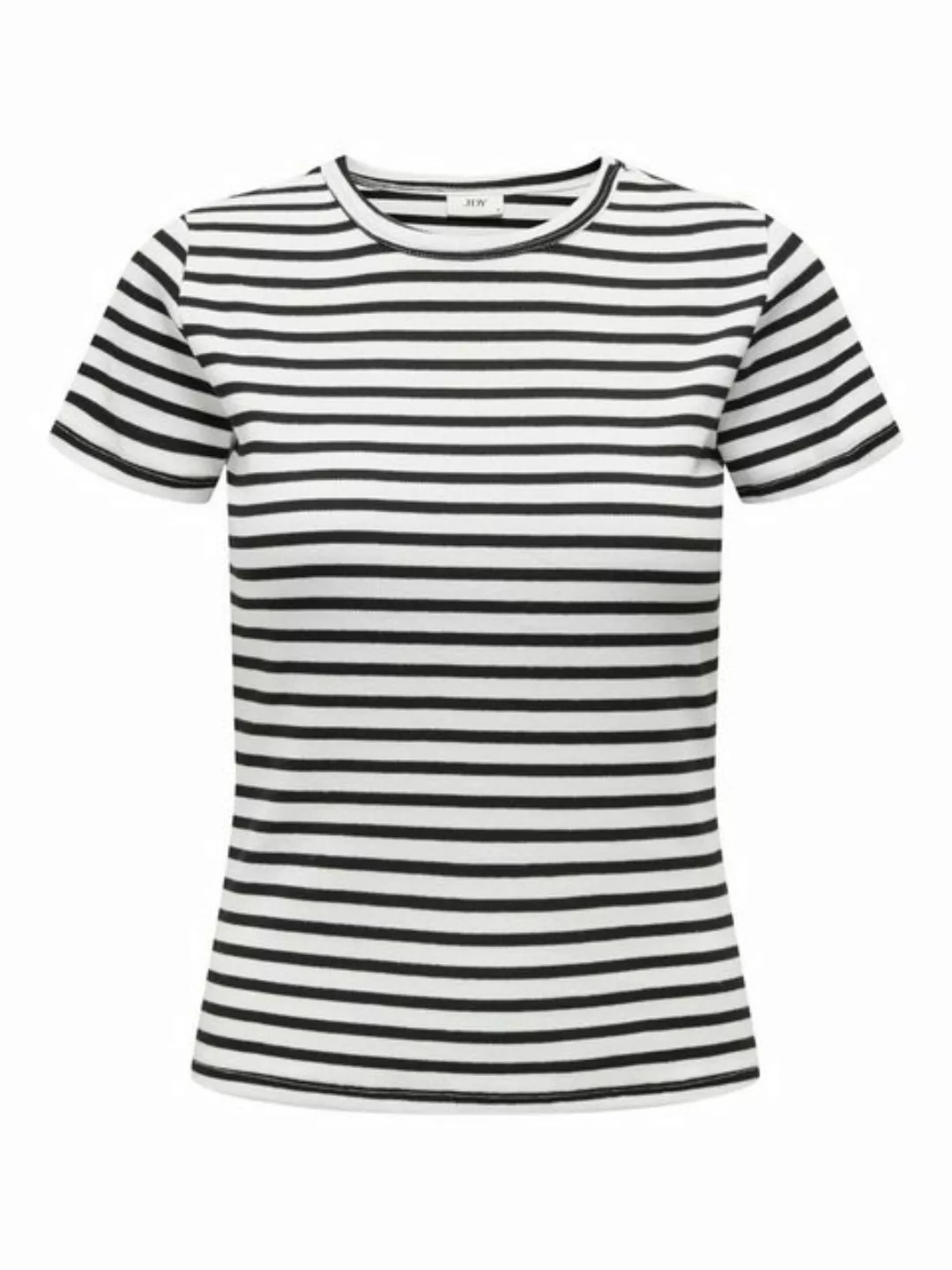 JACQUELINE de YONG T-Shirt Gestreiftes Shirt Top Basic Rundhals Oberteil JD günstig online kaufen