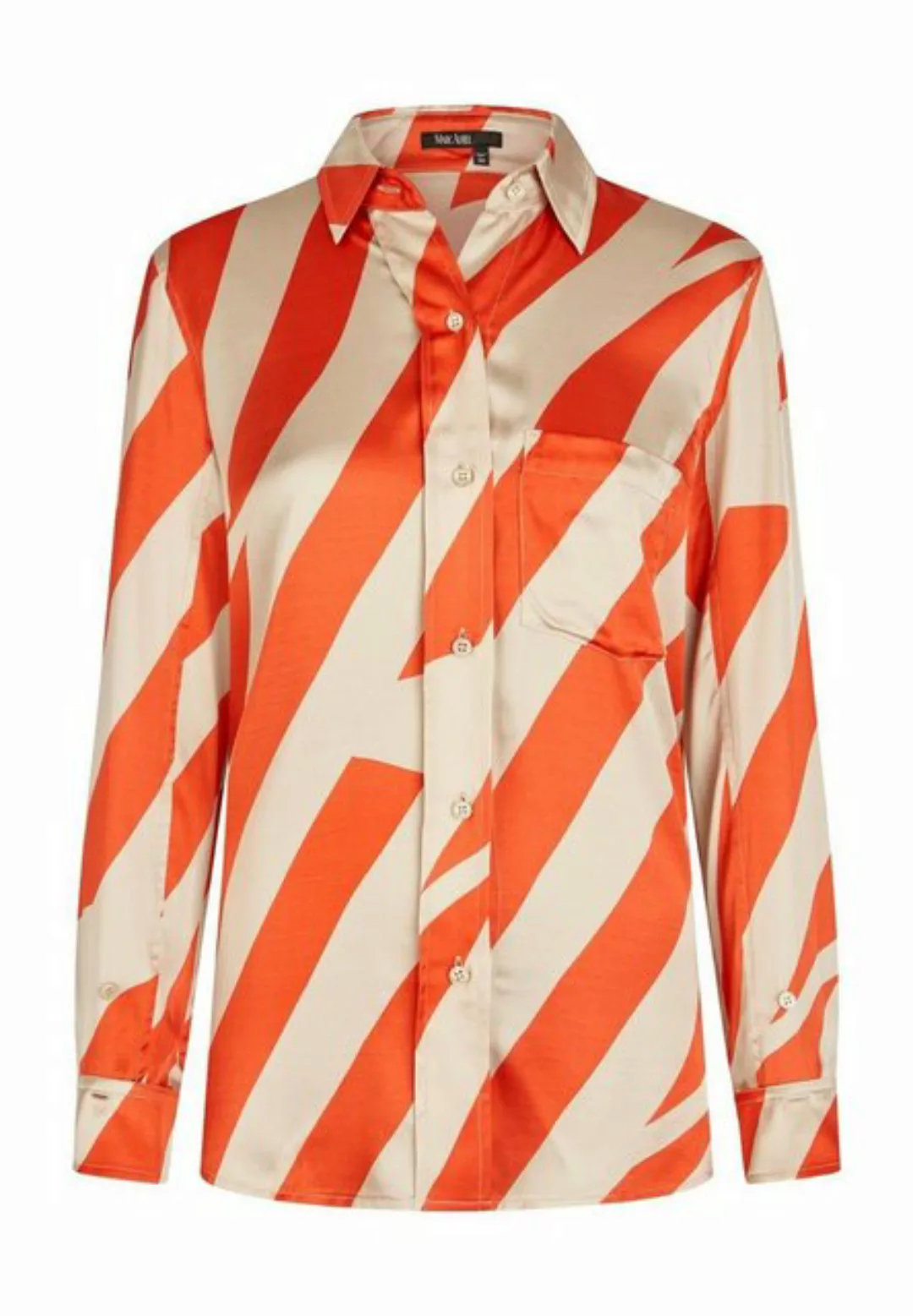 MARC AUREL Blusenshirt Blusen, hot orange varied günstig online kaufen