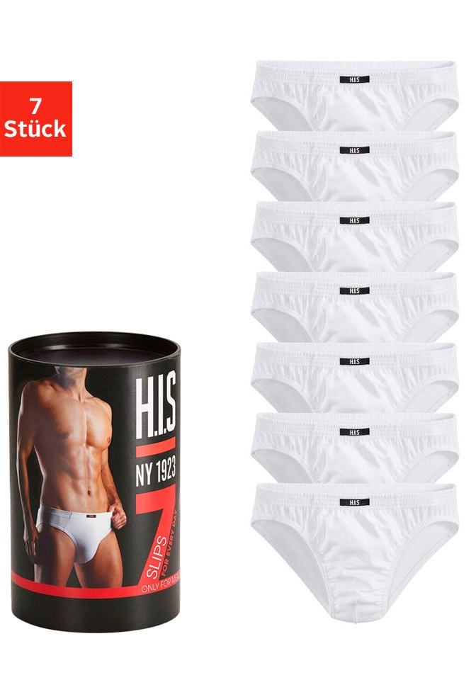 H.I.S Slip "Unterhosen für Herren", (Packung, 7 St.), aus Baumwoll-Mix günstig online kaufen