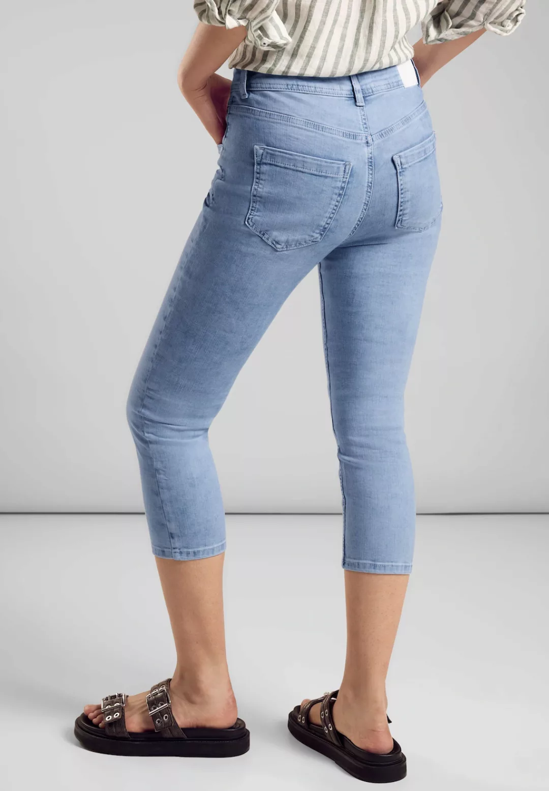 STREET ONE 3/4-Jeans, softer Materialmix günstig online kaufen