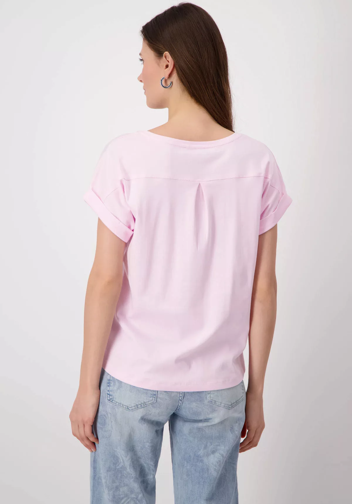 Monari Rundhalsshirt in angesagter Trendfarbe günstig online kaufen