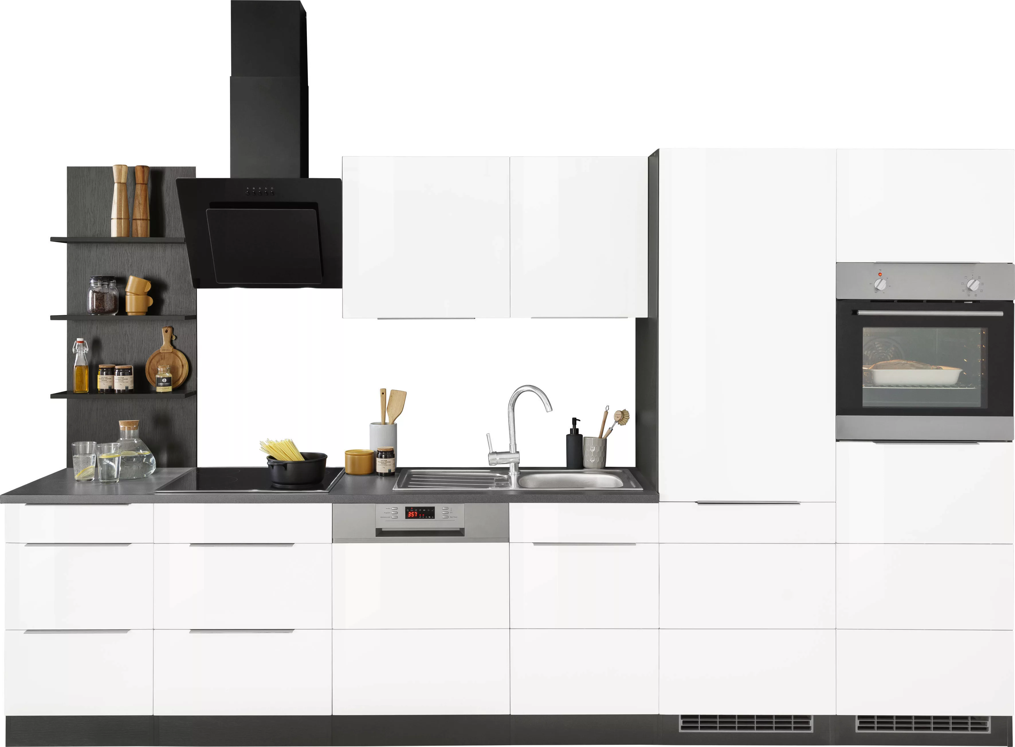 KOCHSTATION Küchenzeile »KS-Brindisi Breite 340 cm«, wahlweise mit E-Geräte günstig online kaufen