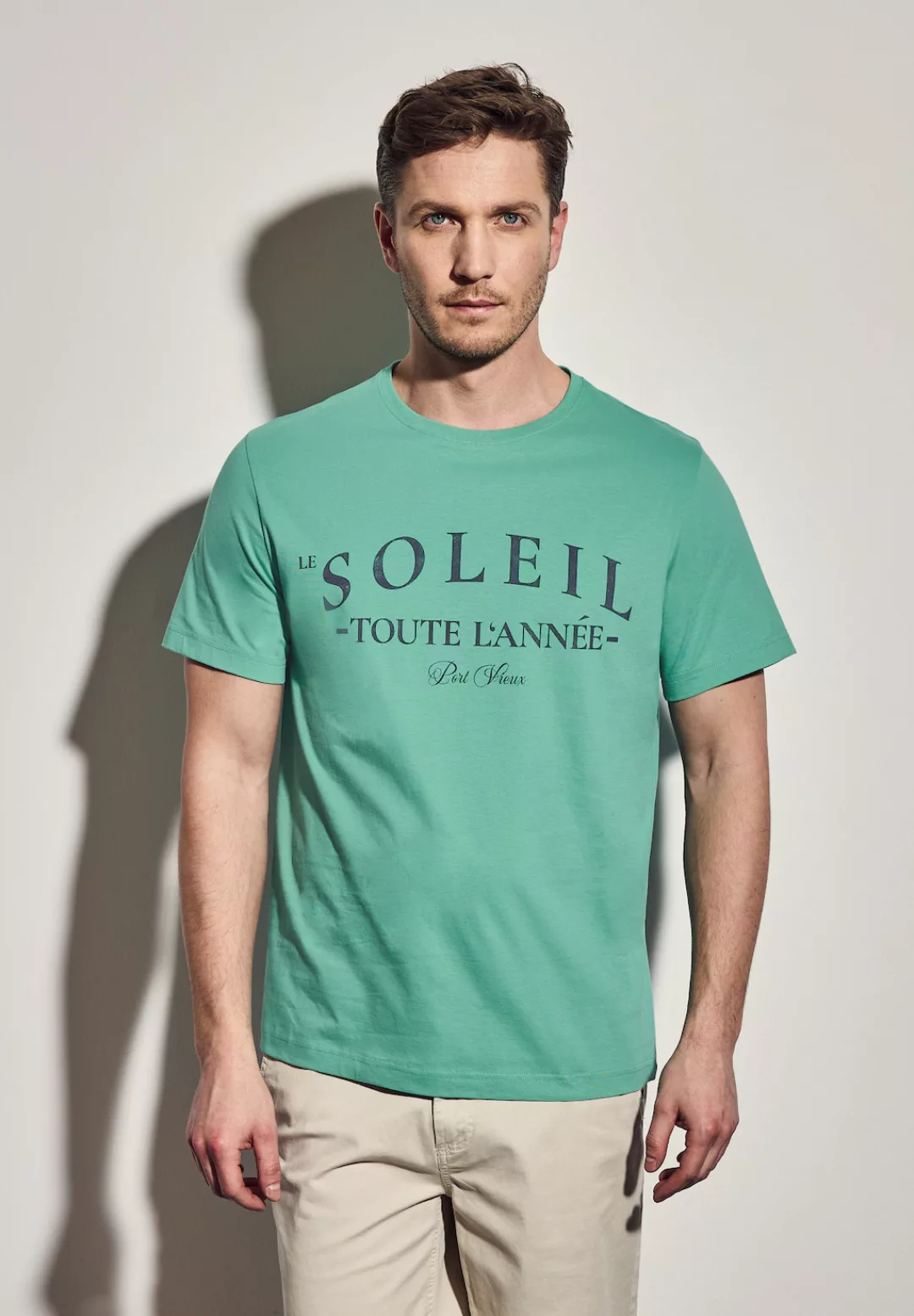 STREET ONE MEN T-Shirt, aus reiner Baumwolle günstig online kaufen