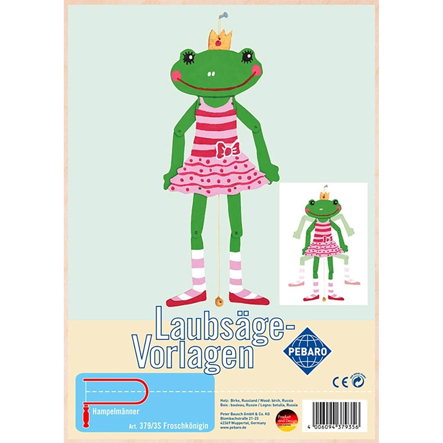 Pebaro Laubsägevorlage Froschkönigin günstig online kaufen