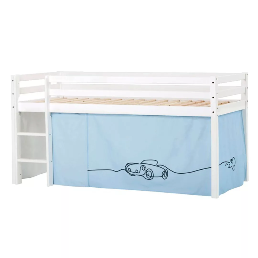 Hoppekids Hochbett "ECO Dream, Kinderbett, Spielbett, Halbhohes Bett aus Ma günstig online kaufen
