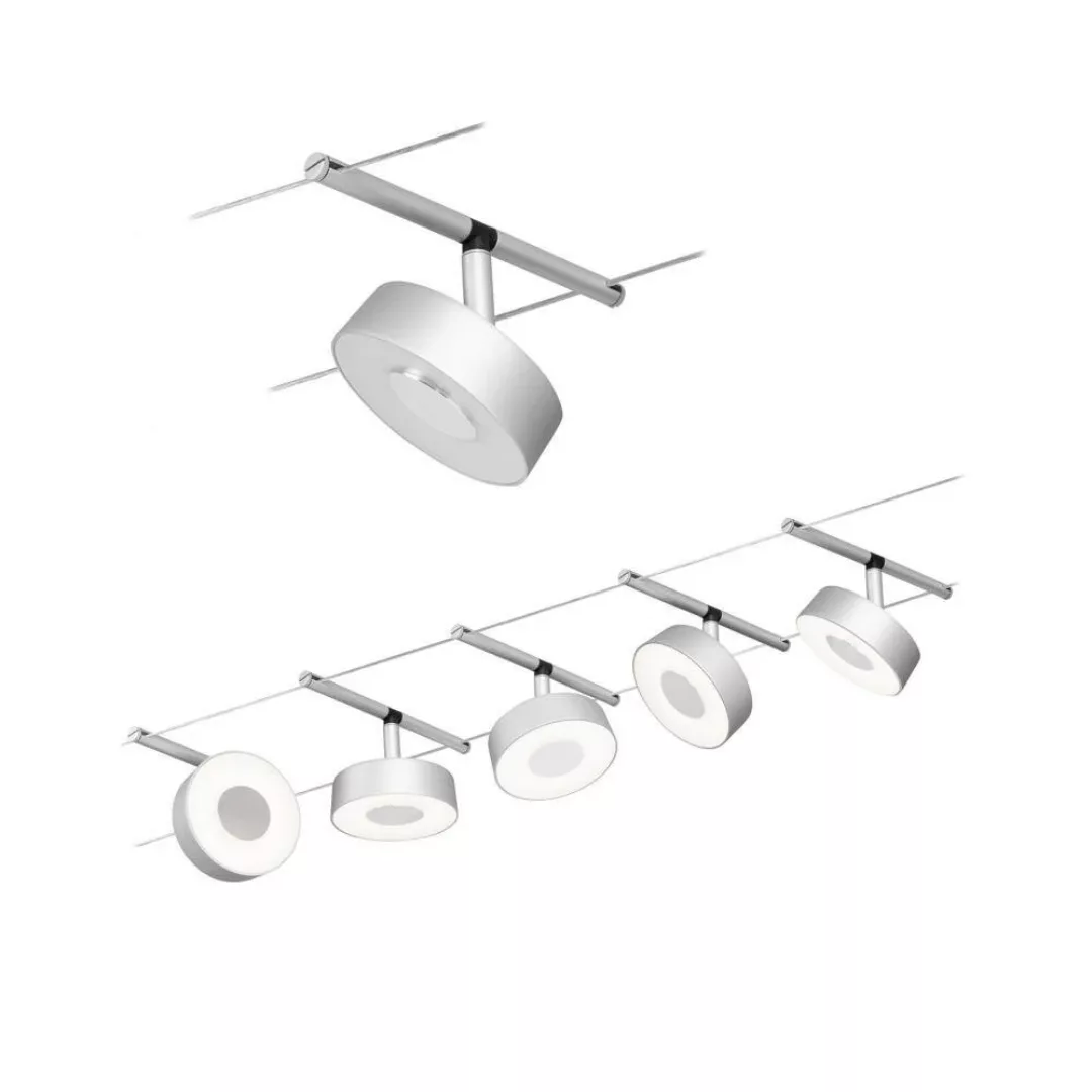 Paulmann Circle LED-Seilsystem 5fl. chrom matt günstig online kaufen