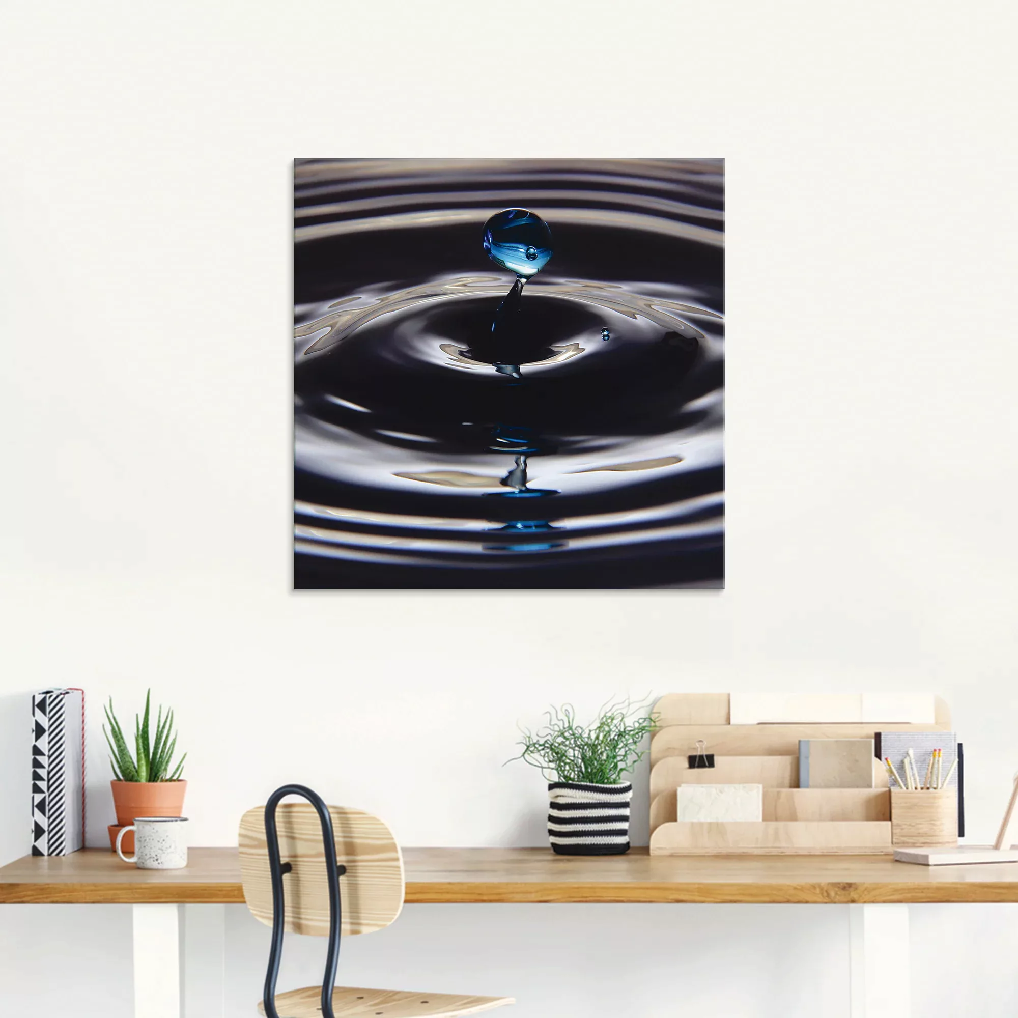 Artland Glasbild »Verlorener Tropfen«, Zen, (1 St.) günstig online kaufen