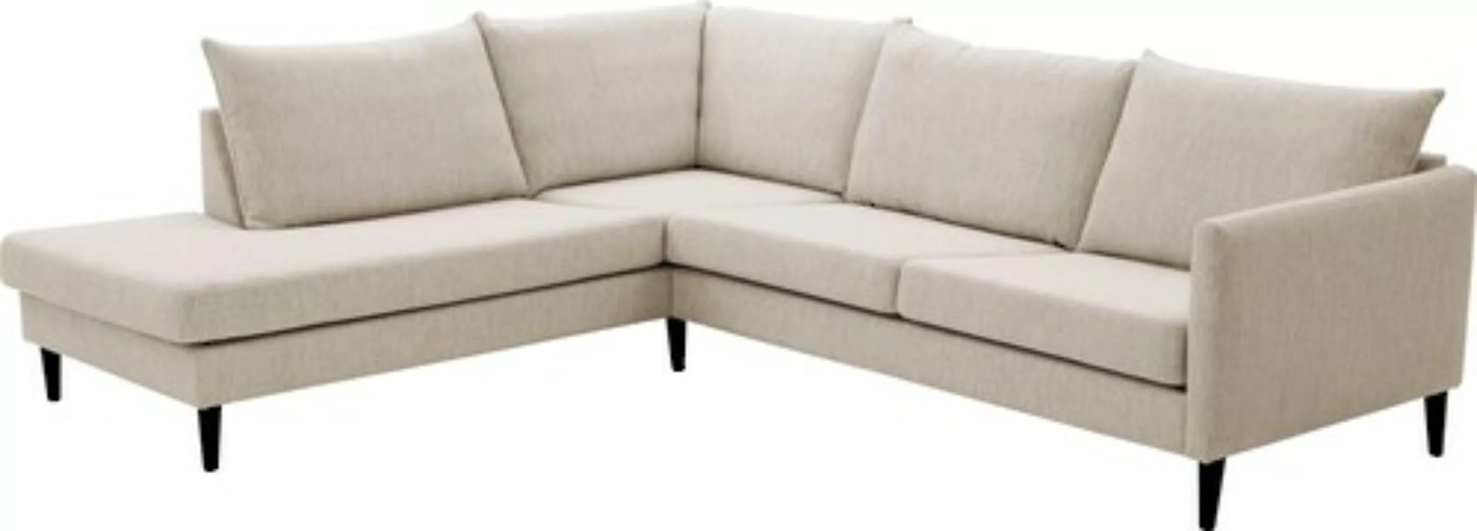 ATLANTIC home collection Ecksofa »Rekvik L-Form«, mit Wellenunterfederung, günstig online kaufen