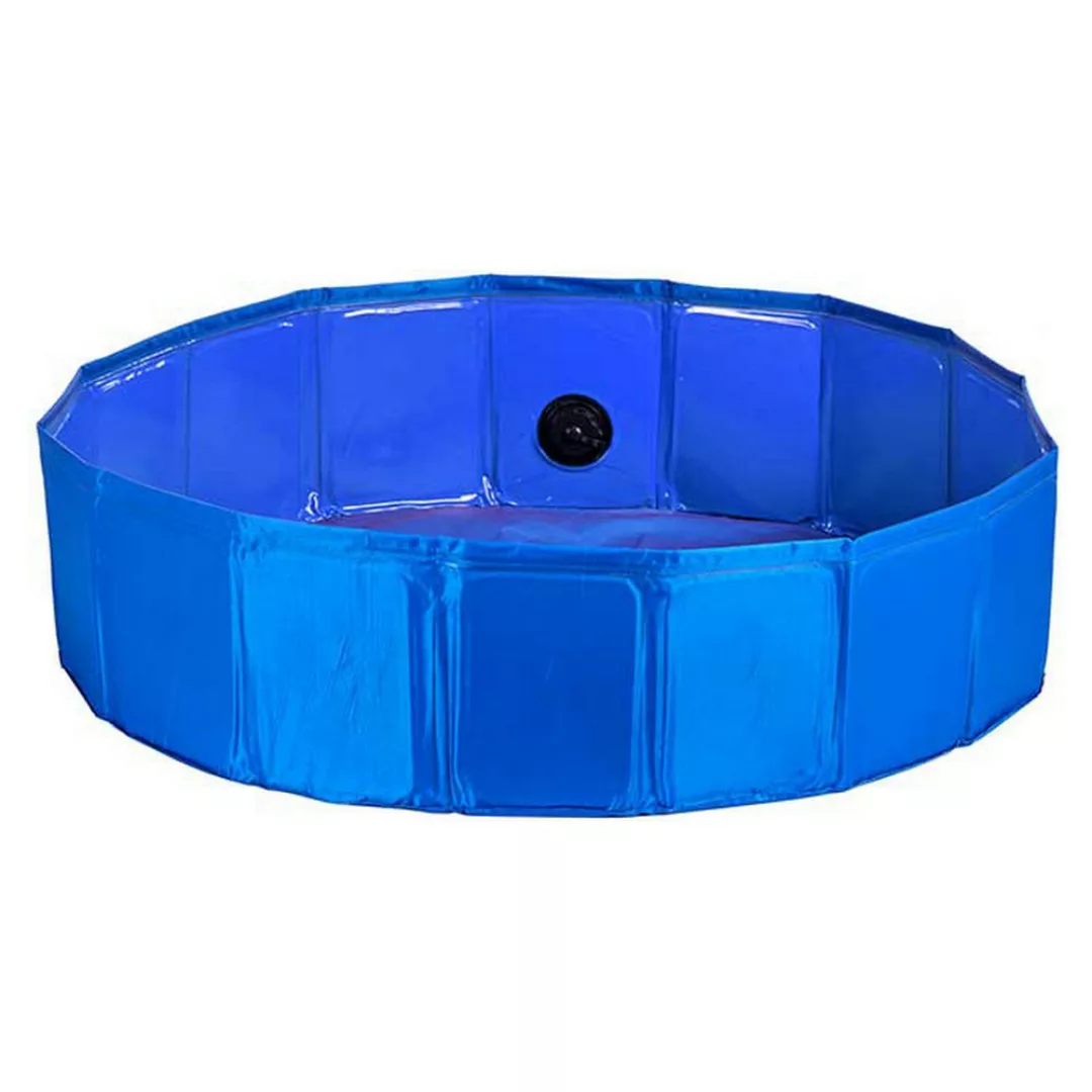 Schwimmbad Abnehmbar Haustiere Blau Polyester Kunststoff (80 X 20 X 80 Cm) günstig online kaufen