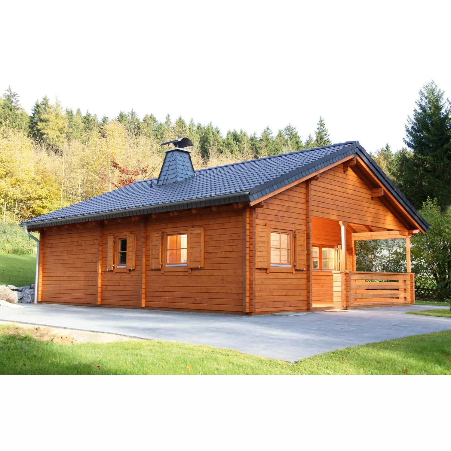 Wolff Finnhaus Ferienhaus Vogelsberg 70 B x T: 820 cm x 910 cm günstig online kaufen