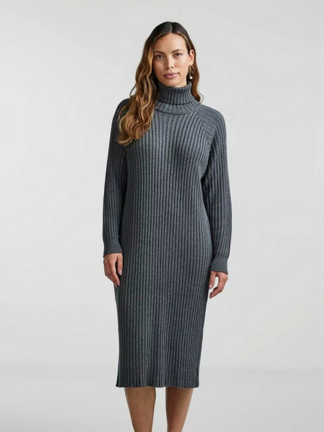 Y.A.S Strickkleid YASMAVI KNIT MIDI ROLLNECK DRESS günstig online kaufen