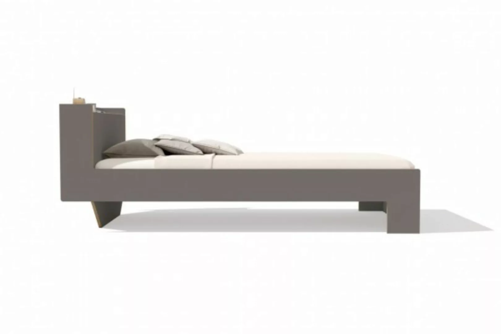 NOOK Doppelbett Anthrazit 140 x 200 cm günstig online kaufen